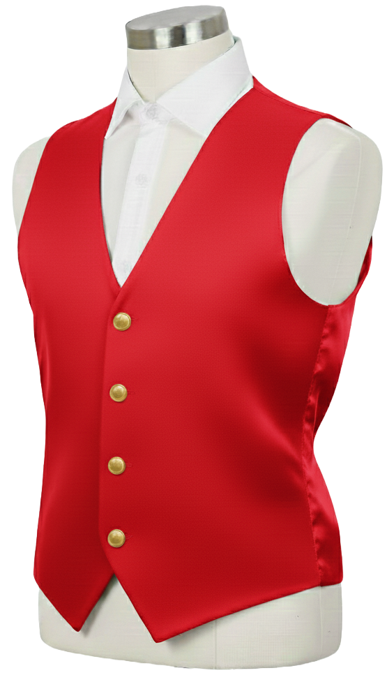 ווסט אדום יוקרתי לפורים בעיצוב אישי לישיבות - דגם אדום אש